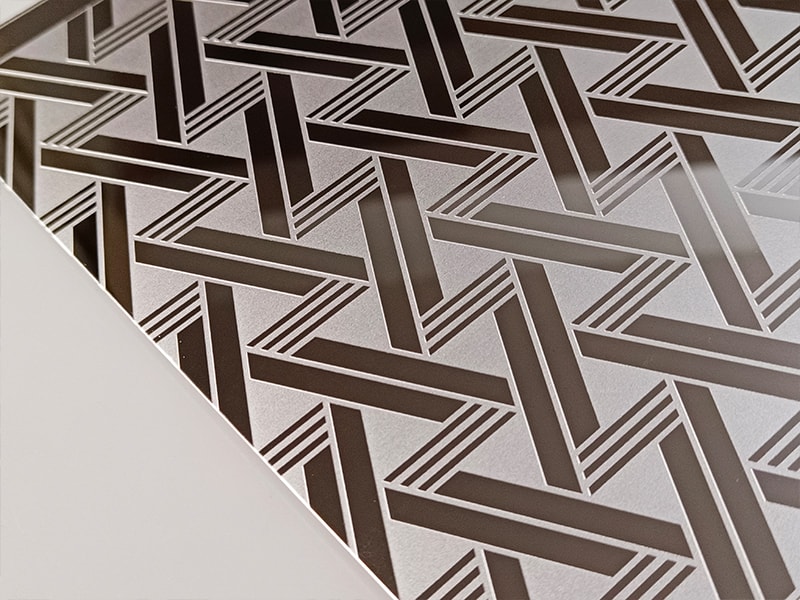 Etched WR-1 Stainless Steel Sheet