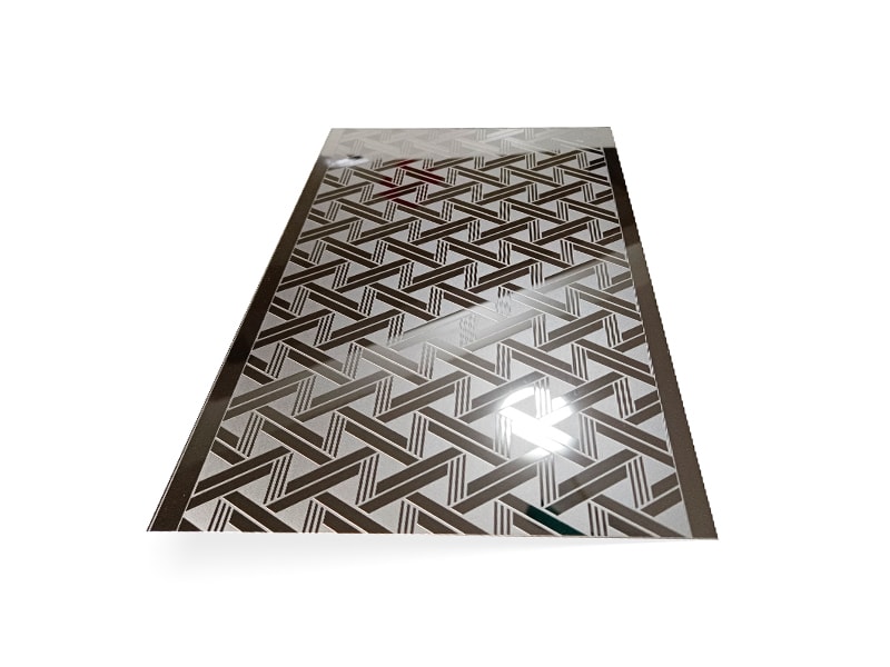 Etched WR-1 Stainless Steel Sheet