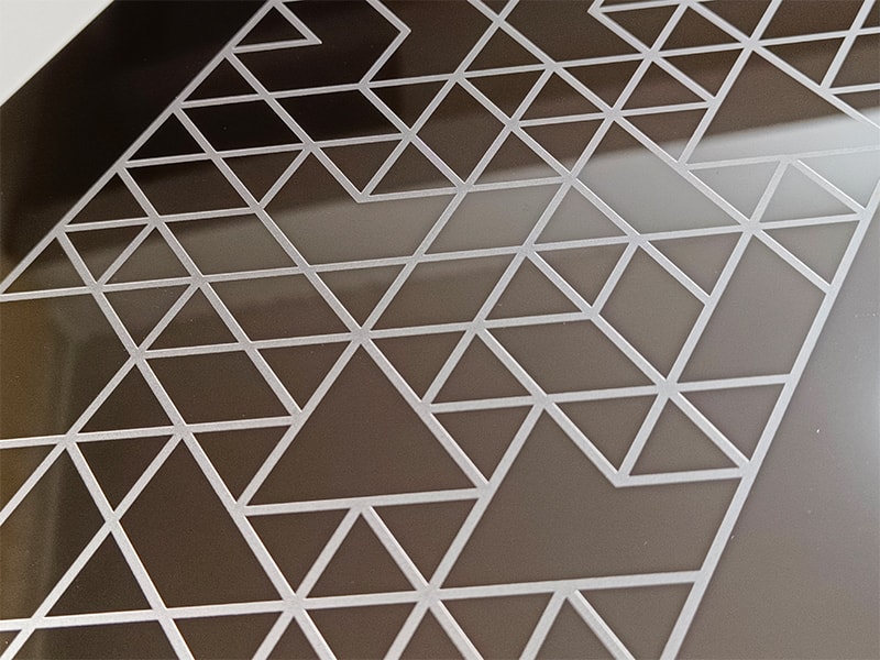 Etched WR-2 Stainless Steel Sheet