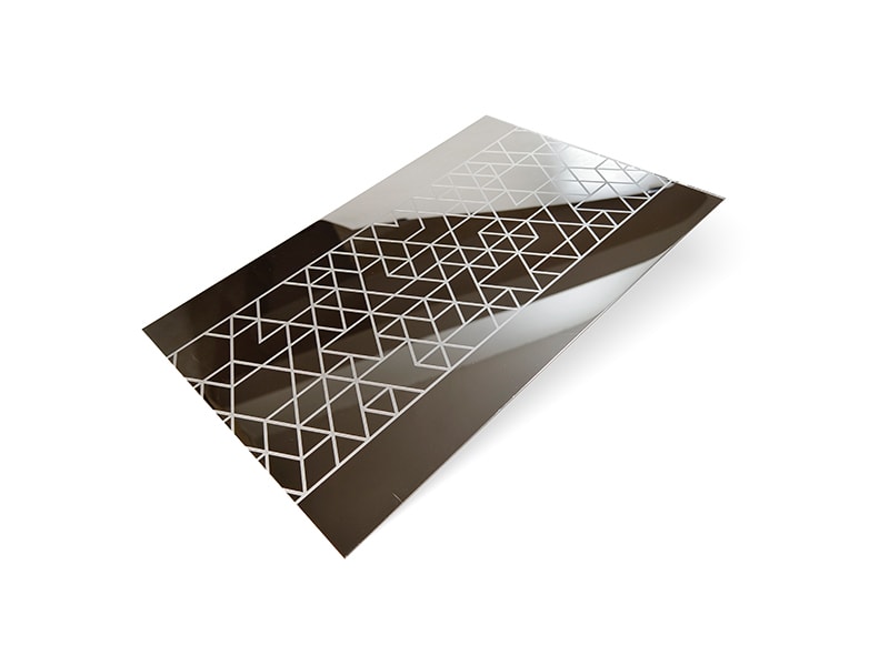 Etched WR-2 Stainless Steel Sheet