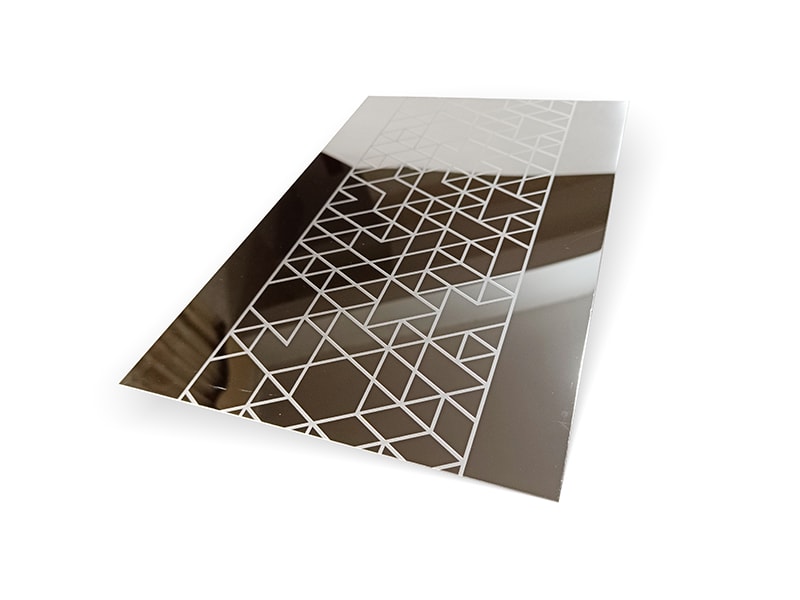 Etched WR-2 Stainless Steel Sheet