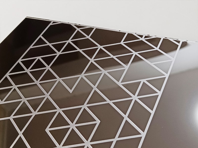 Etched WR-2 Stainless Steel Sheet