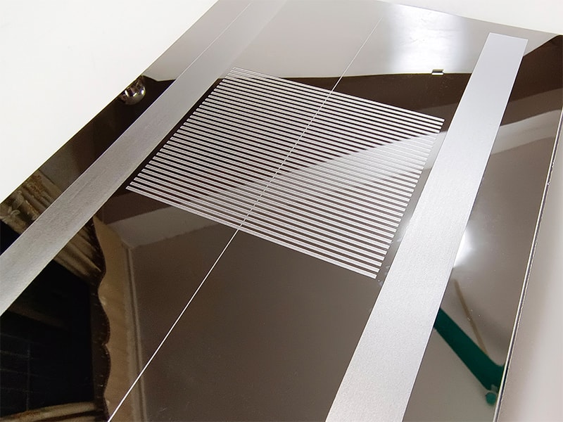 Etched WR-3 Stainless Steel Sheet