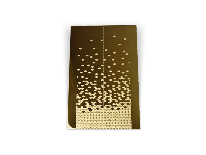 Etched WR-4 Stainless Steel Sheet