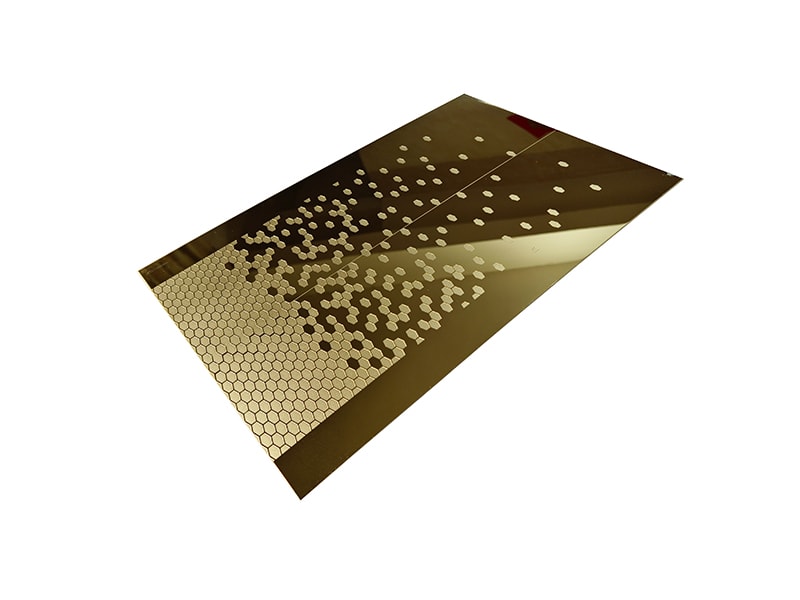 Etched WR-4 Stainless Steel Sheet