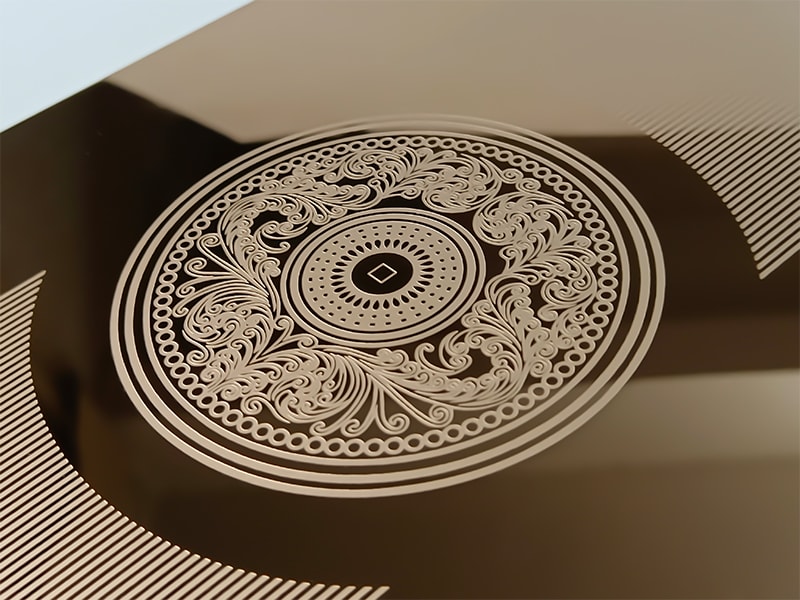 Etched WR-5 Stainless Steel Sheet