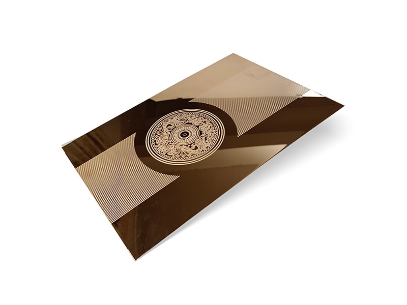 Etched WR-5 Stainless Steel Sheet