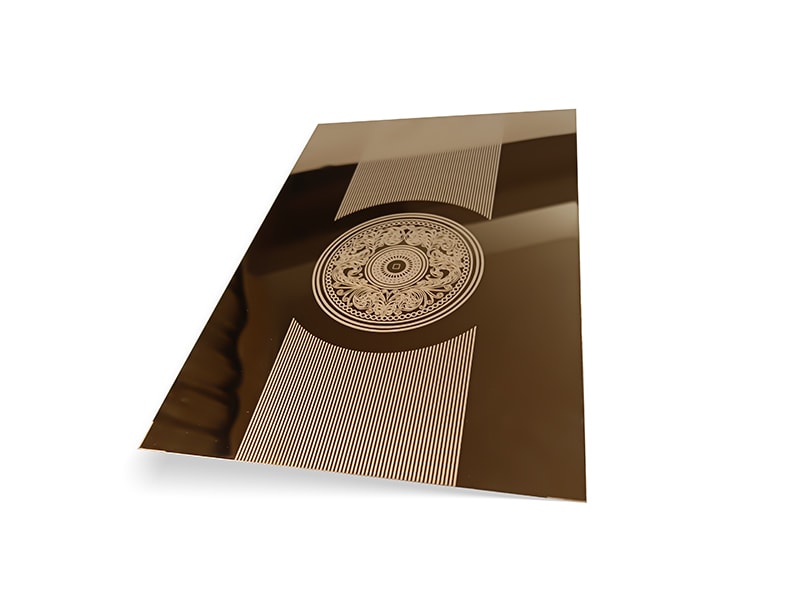Etched WR-5 Stainless Steel Sheet