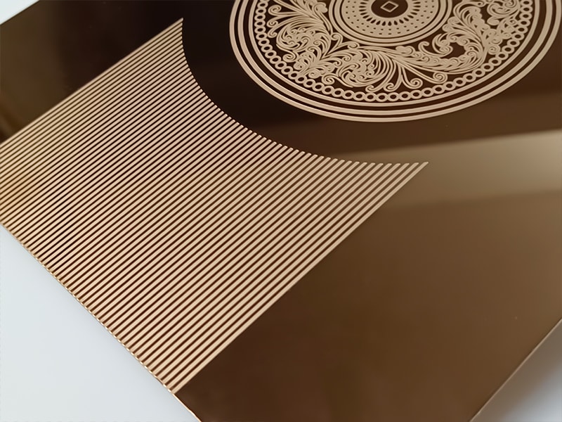 Etched WR-5 Stainless Steel Sheet