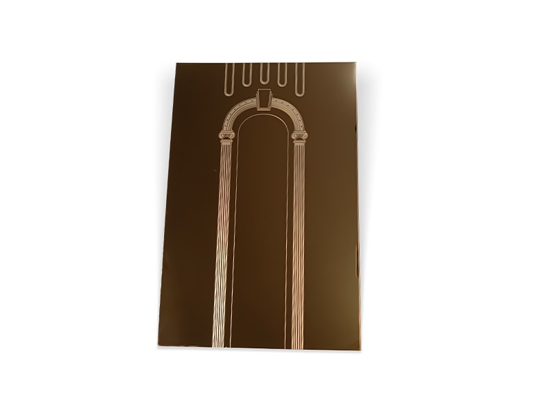 Etched WR-6 Stainless Steel Sheet