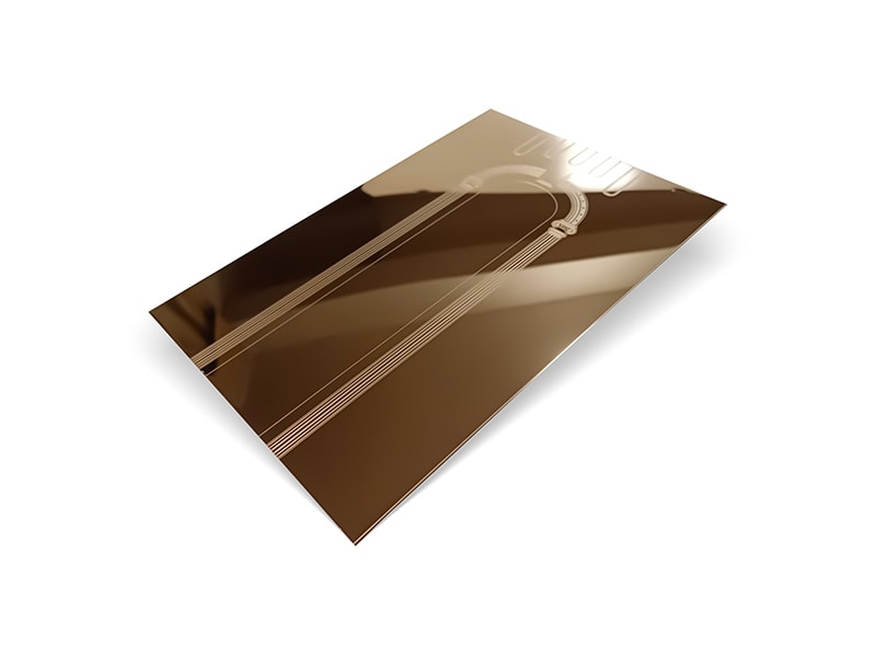 Etched WR-6 Stainless Steel Sheet
