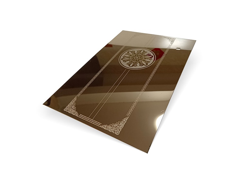 Etched WR-7 Stainless Steel Sheet