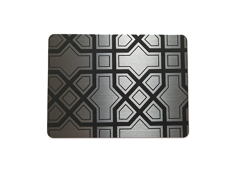 Etched WR-8 Stainless Steel Sheet