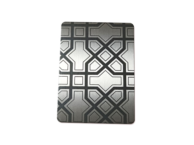 Etched WR-8 Stainless Steel Sheet