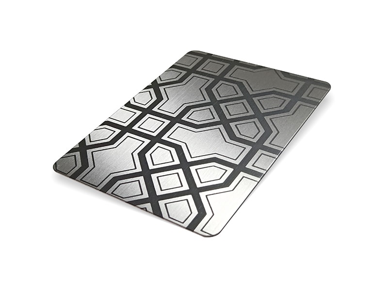 Etched WR-8 Stainless Steel Sheet