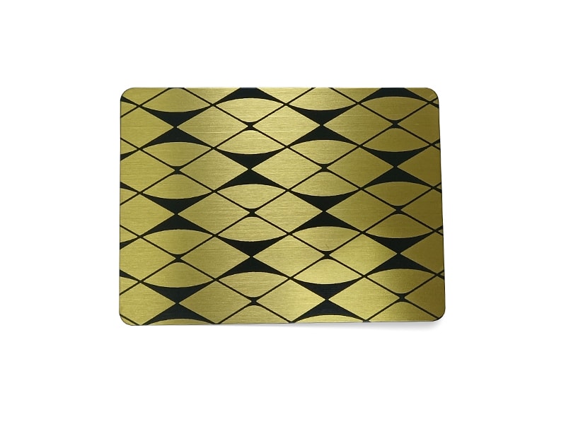 Etched WR-9 Stainless Steel Sheet