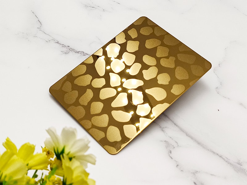 Etched WR-10 Stainless Steel Sheet