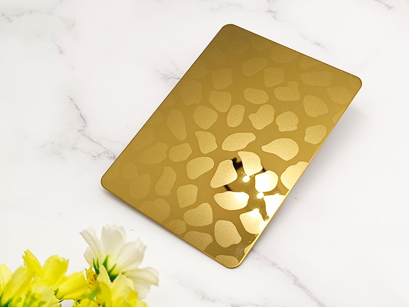 Etched WR-10 Stainless Steel Sheet