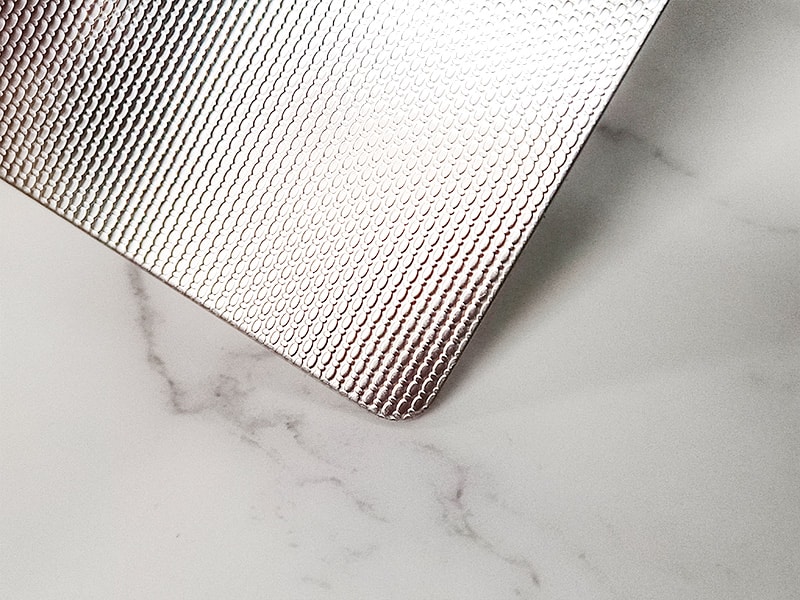 Linen Embossed Finish Stainless Steel Sheet
