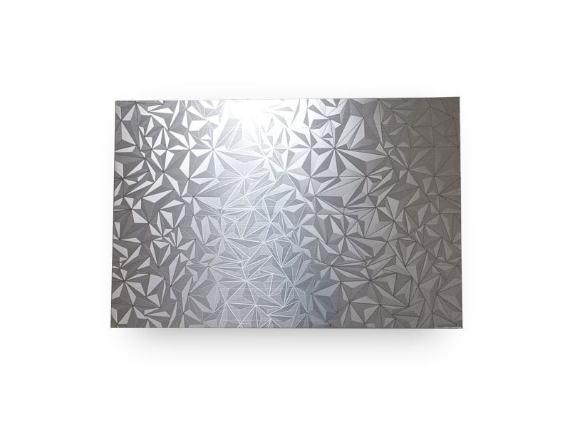 Triangle Embossed Finish Stainless Steel Sheet