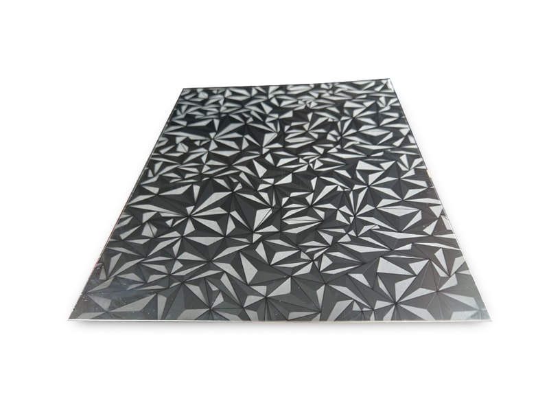 Triangle Embossed Finish Stainless Steel Sheet