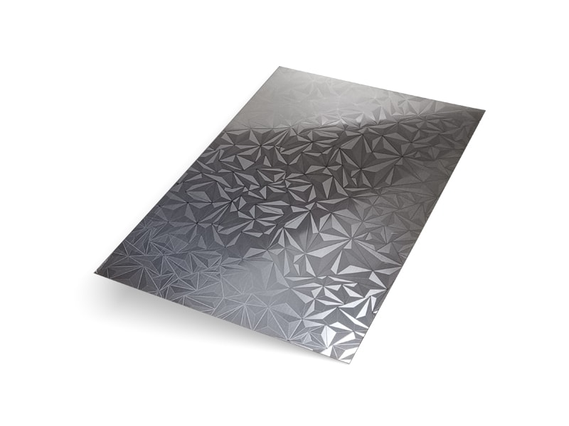 Triangle Embossed Finish Stainless Steel Sheet
