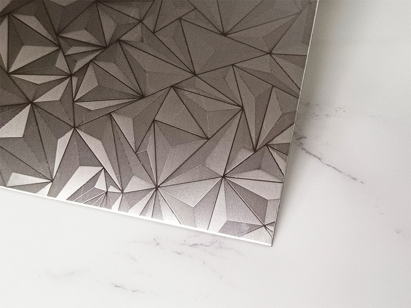 Triangle Embossed Finish Stainless Steel Sheet