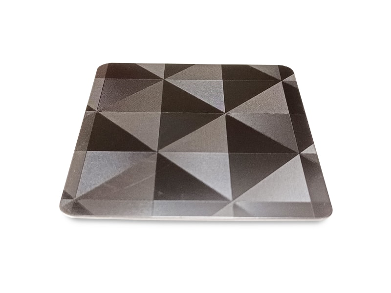 Triangular Mosaic Embossed Finish Stainless Steel Sheet