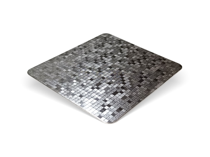 Lattice Pattern Embossed Finish Stainless Steel Sheet