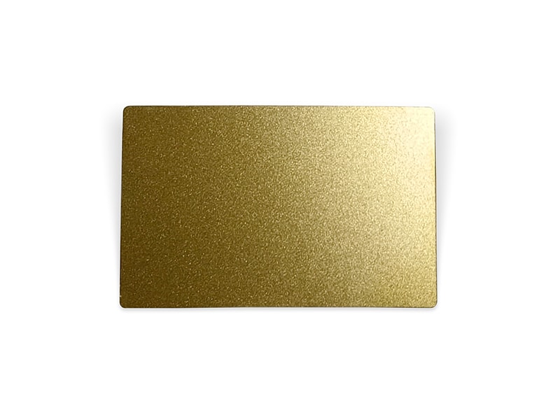 Gold Bead Blasted Finish Stainless Steel Sheet