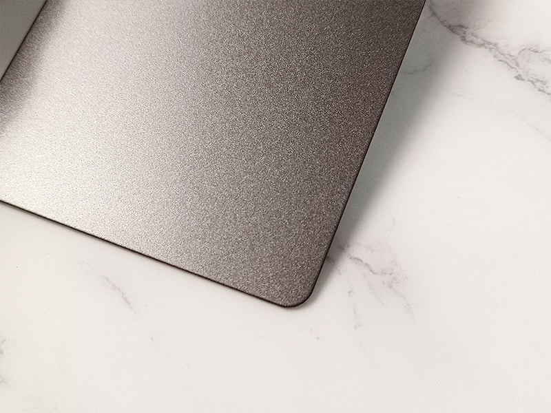 Black Bead Blasted Finish Stainless Steel Sheet