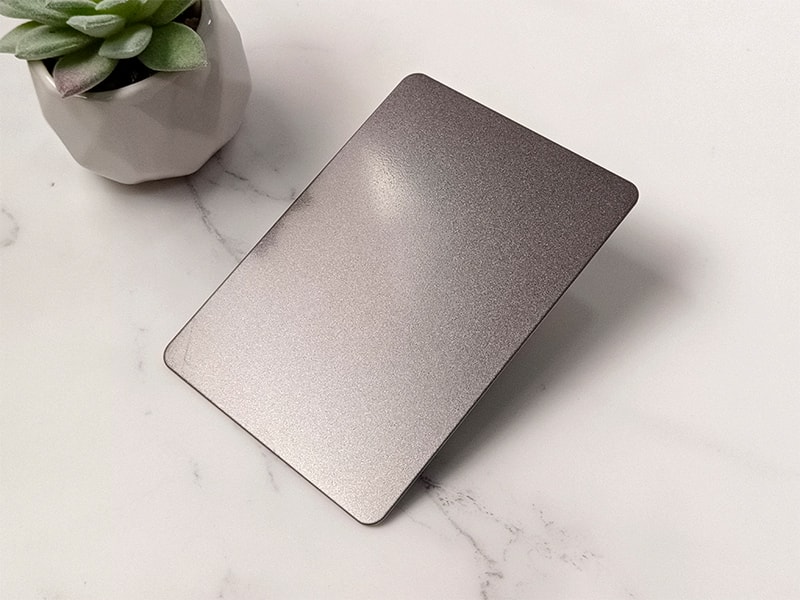 Black Bead Blasted Finish Stainless Steel Sheet