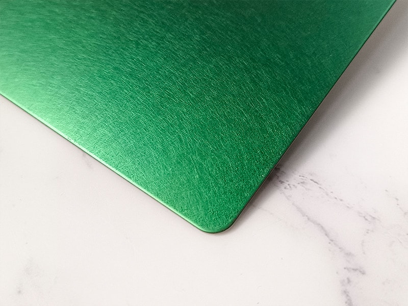 Green Vibration Finish Stainless Steel Sheet