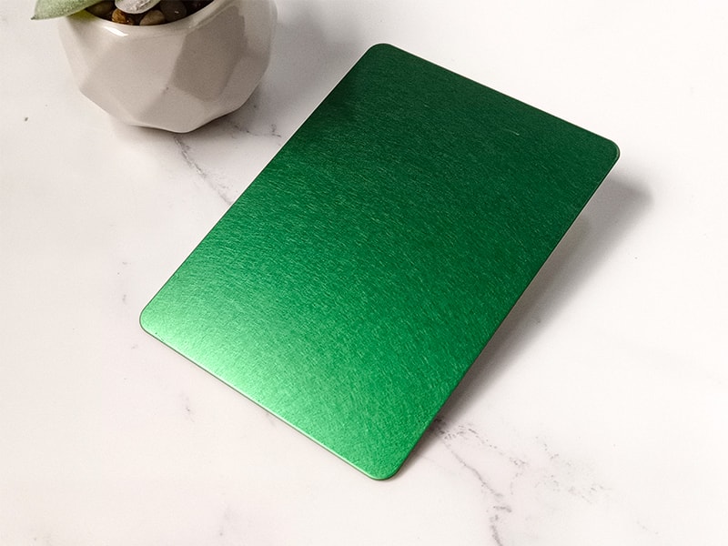 Green Vibration Finish Stainless Steel Sheet