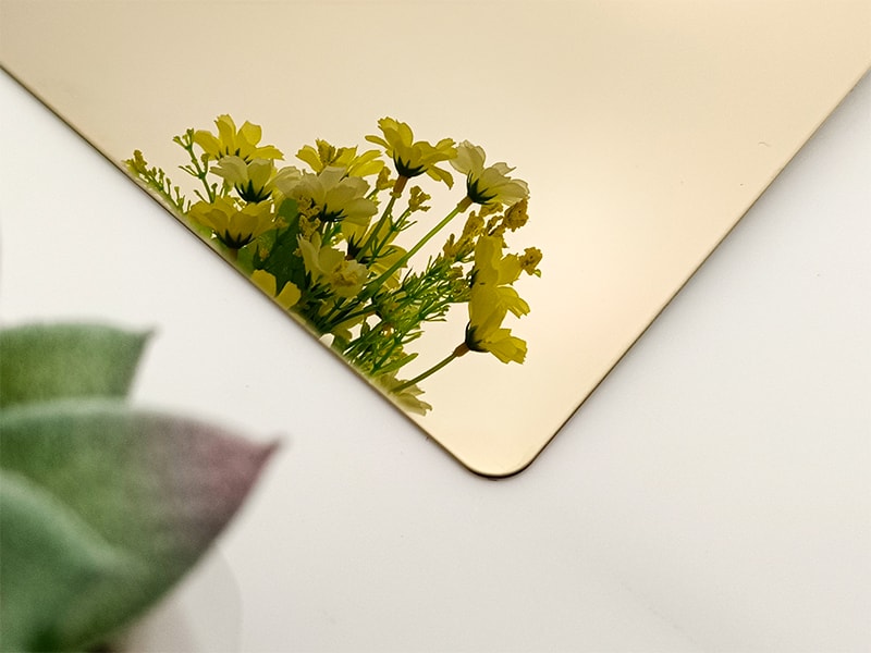 PVD Champagne Stainless Steel Sheet