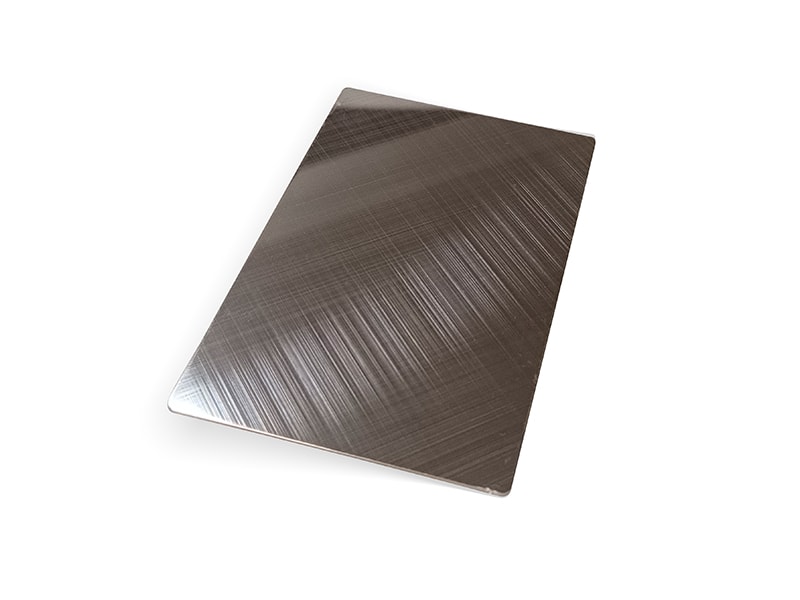 Cross Hairline Finish Stainless Steel Sheet