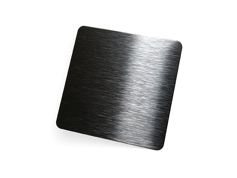 Black Satin Finish Stainless Steel Sheet