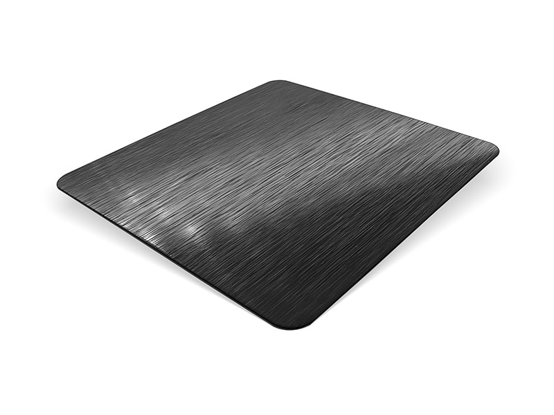 Black Satin Finish Stainless Steel Sheet
