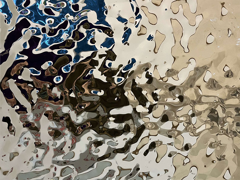 M-Wave Water Ripple Stainless Steel Sheet