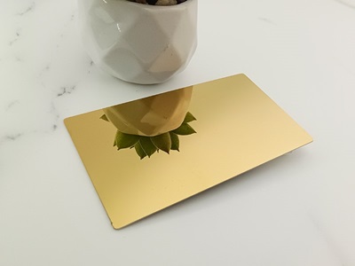 Gold Mirror Stainless Steel Sheet